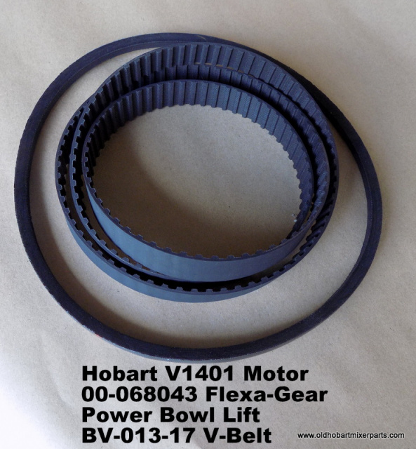Hobart V1401 Bowl Lift “V” Belt BV-013-17 Motor Flexa Gear Drive Belt 00-068043 